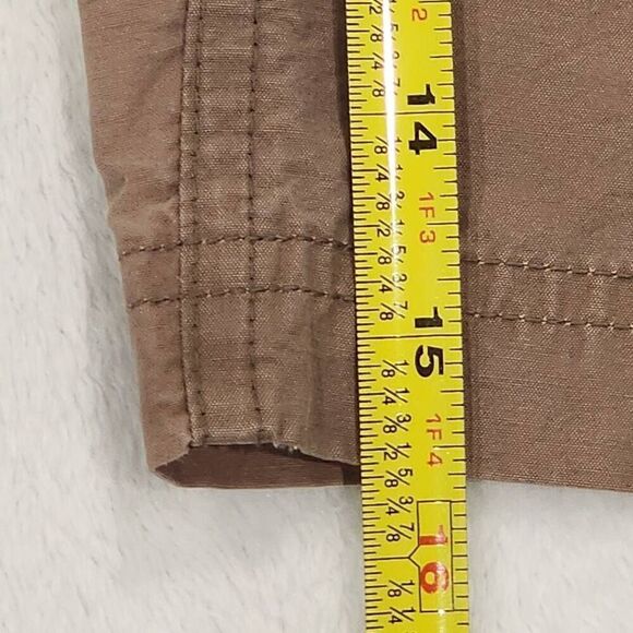 Columbia Cotton Nylon Blend Flat Front Hiking Shorts Womens large - Picture 8 of 12